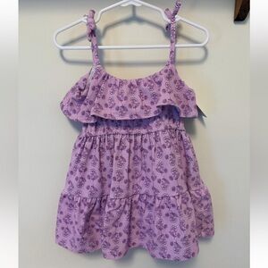 Janie & Jack purple floral dress